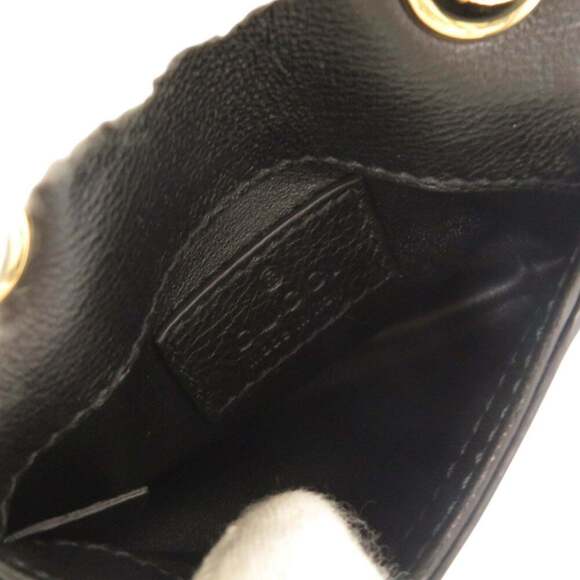GUCCI Authentic Black Leather Shoulder Bag - Picture 8 of 9